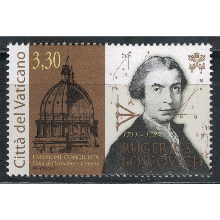 VATICAN 2011 Rugerius Boscovich MNH**