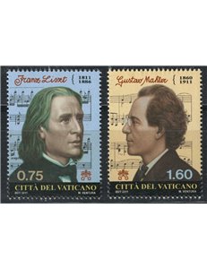 VATICAN 2011 Composers 2v MNH**
