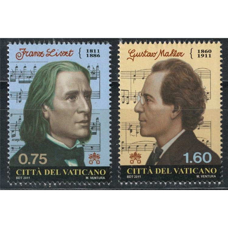 VATICANO 2011 Compositori 2v MNH**