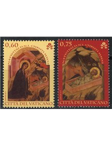 VATICANO 2011 Natale 2v MNH**