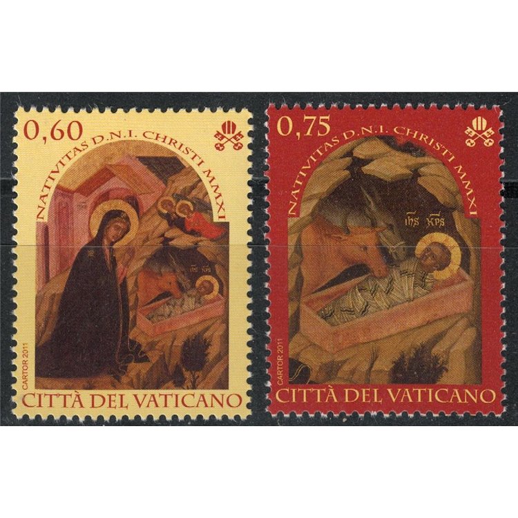 VATICAN 2011 Christmas 2v MNH**