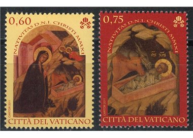 VATICANO 2011 Natale 2v MNH**