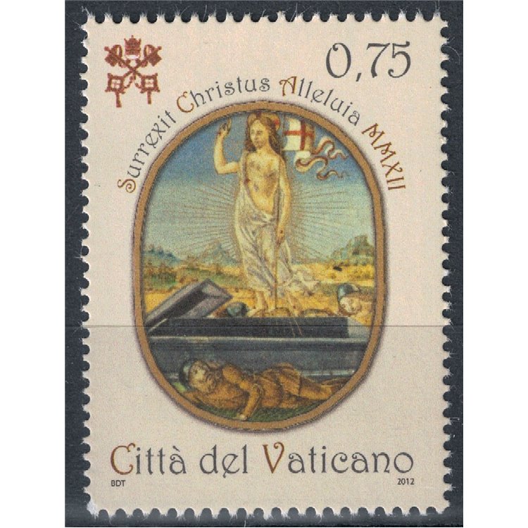 VATICANO 2012 Pasqua MNH**