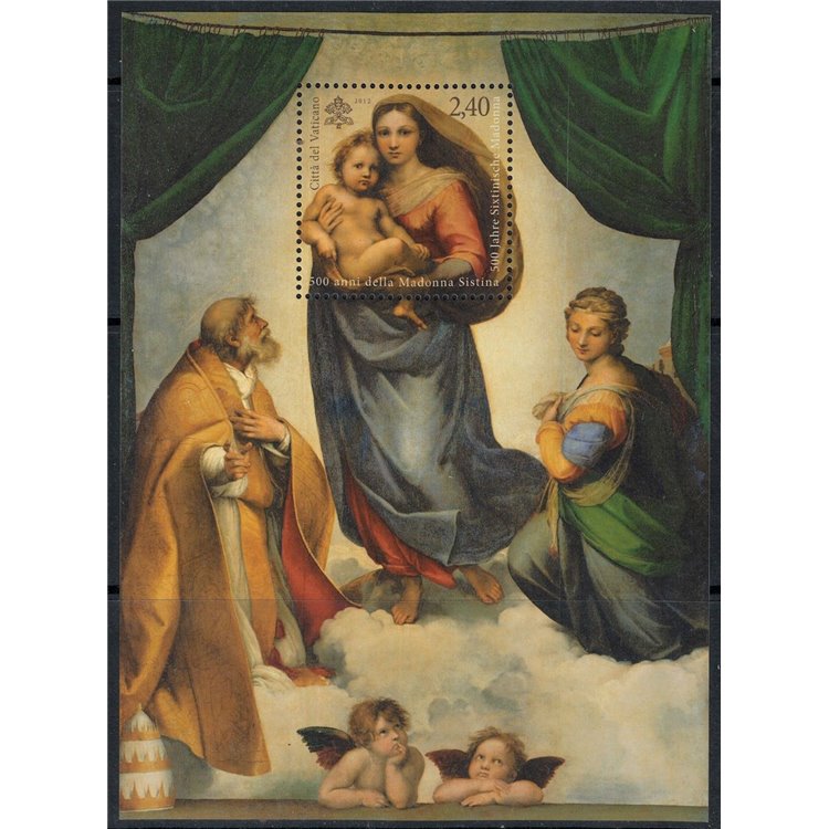 VATICAN 2012 Sistine Madonna s/s MNH**