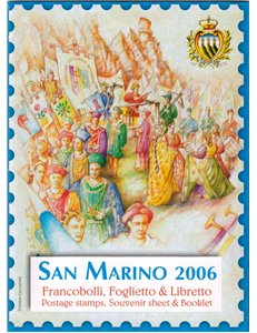 SAN MARINO 2006 Complete vintage 38v + 1 s/s + 1 booklet + 3 IP MNH**