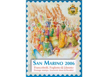 SAN MARINO 2006 Complete vintage 38v + 1 s/s + 1 booklet + 3 IP MNH**