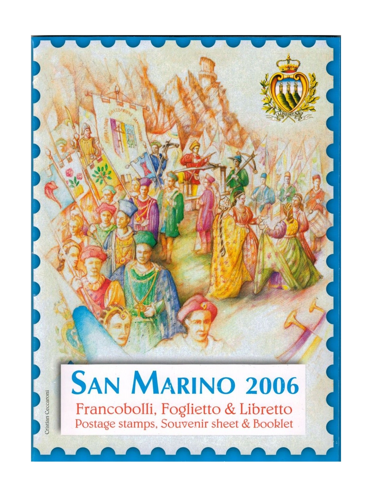 SAN MARINO 2006 Complete vintage 38v + 1 s/s + 1 booklet + 3 IP MNH**