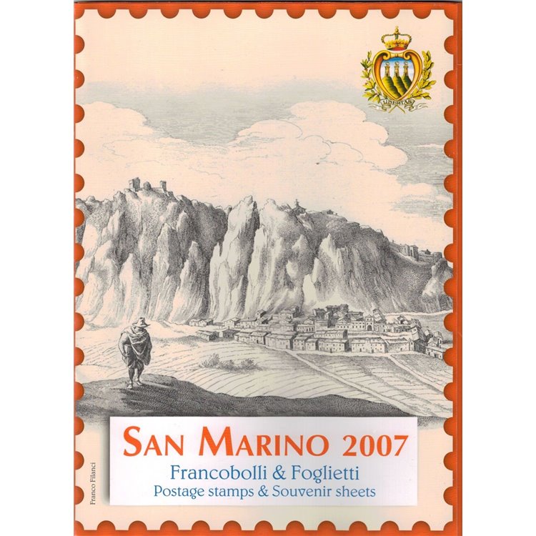 SAN MARINO 2007 Annata completa 29v + 4 BF + 2 IP MNH**