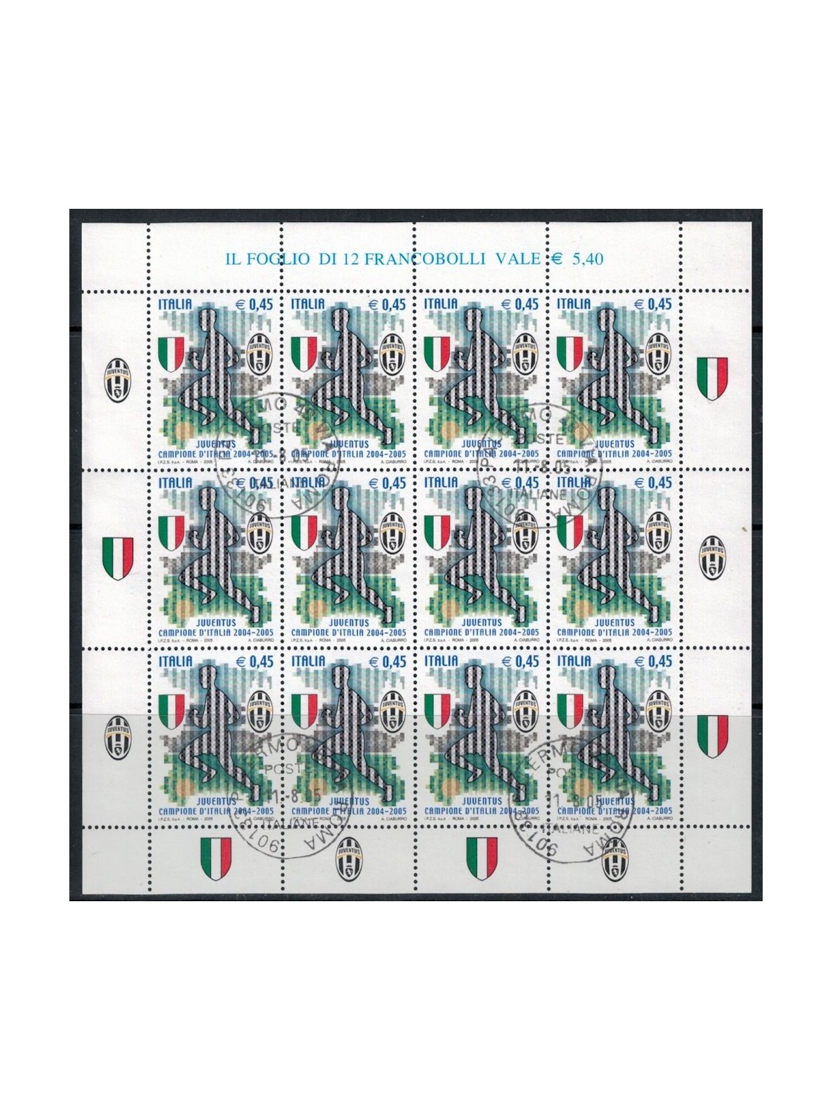 ITALY 2005 Juventus champion of Italy m/s us