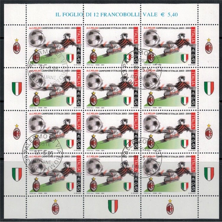 ITALIA 2004 Milan campione d'Italia MF us