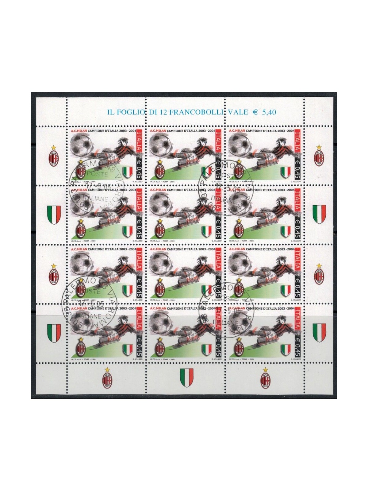 ITALIA 2004 Milan campione d'Italia MF us