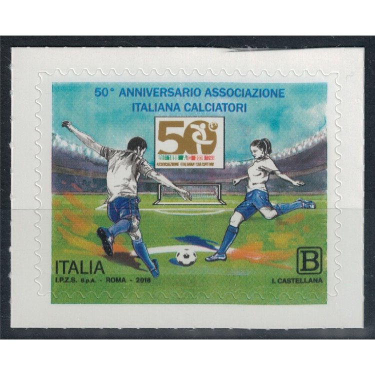 ITALY 2018 Italian Footballers' Association MNH**