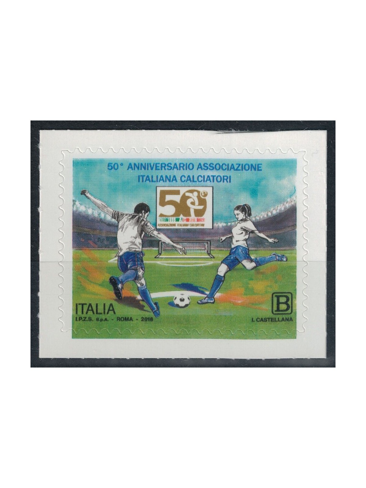 ITALIA 2018 Associazione Italiana Calciatori MNH**