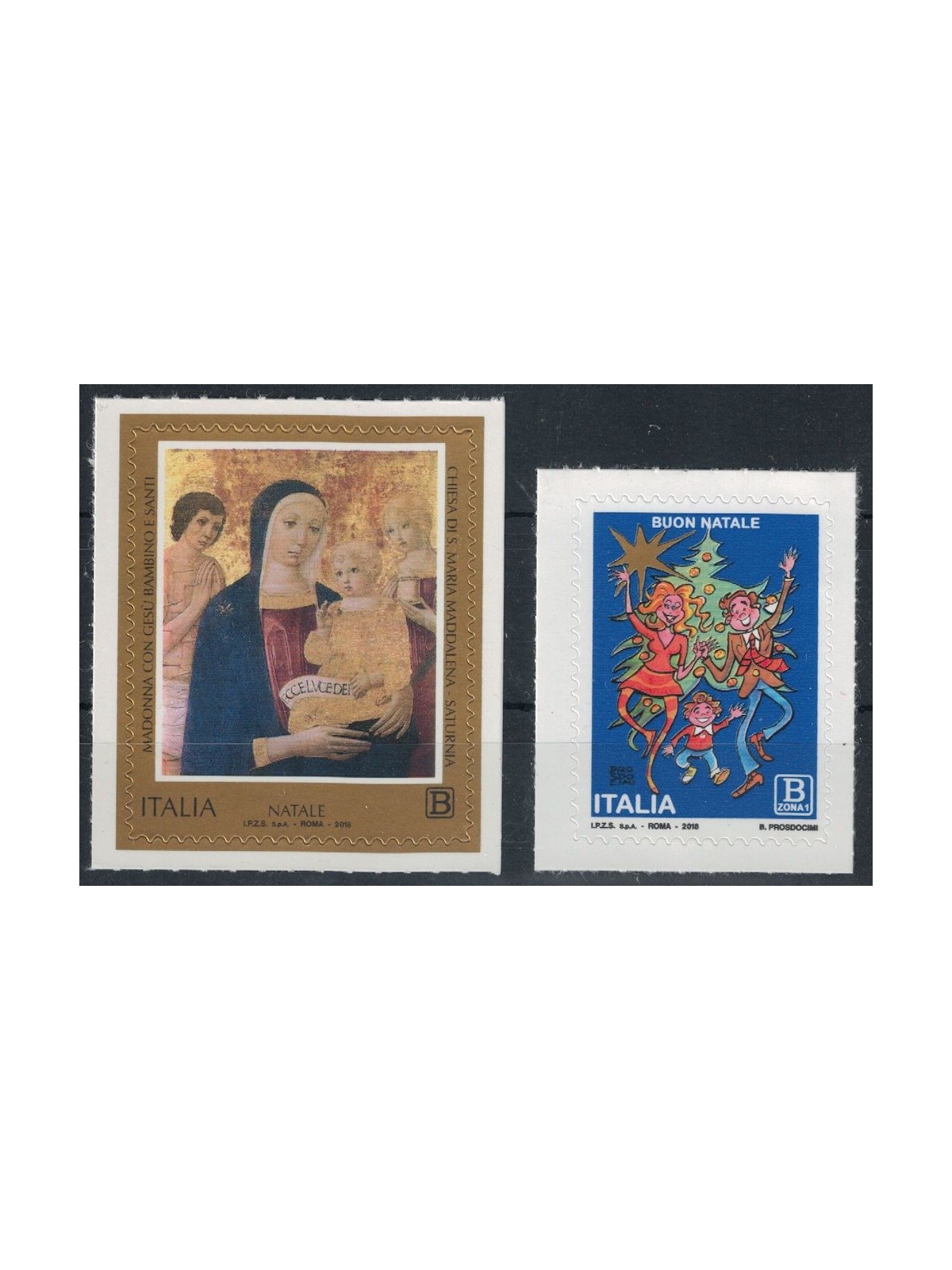 ITALY 2018 Christmas 2v MNH**