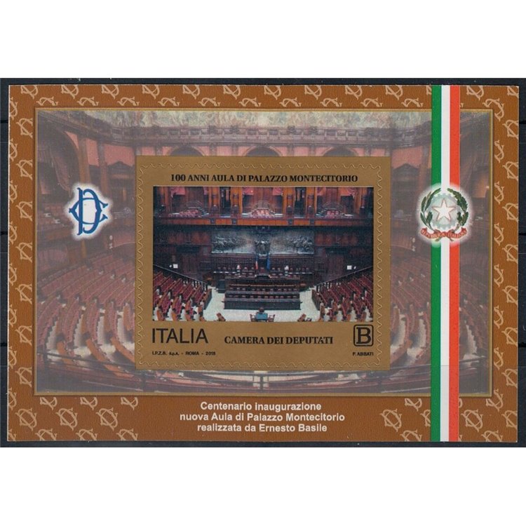 ITALY 2018 Montecitorio Palace s/s MNH**