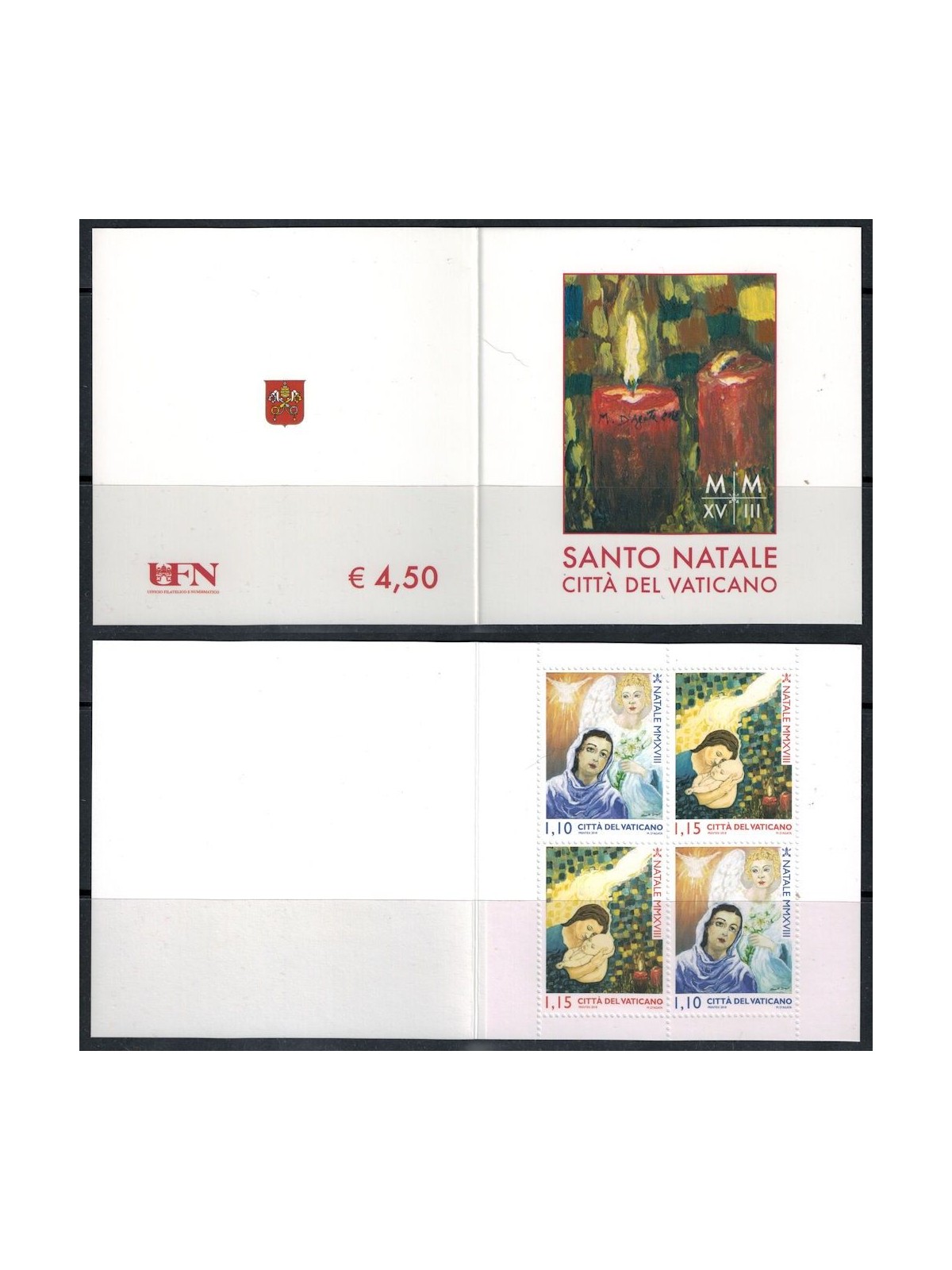 VATICANO 2018 Natale LB MNH**