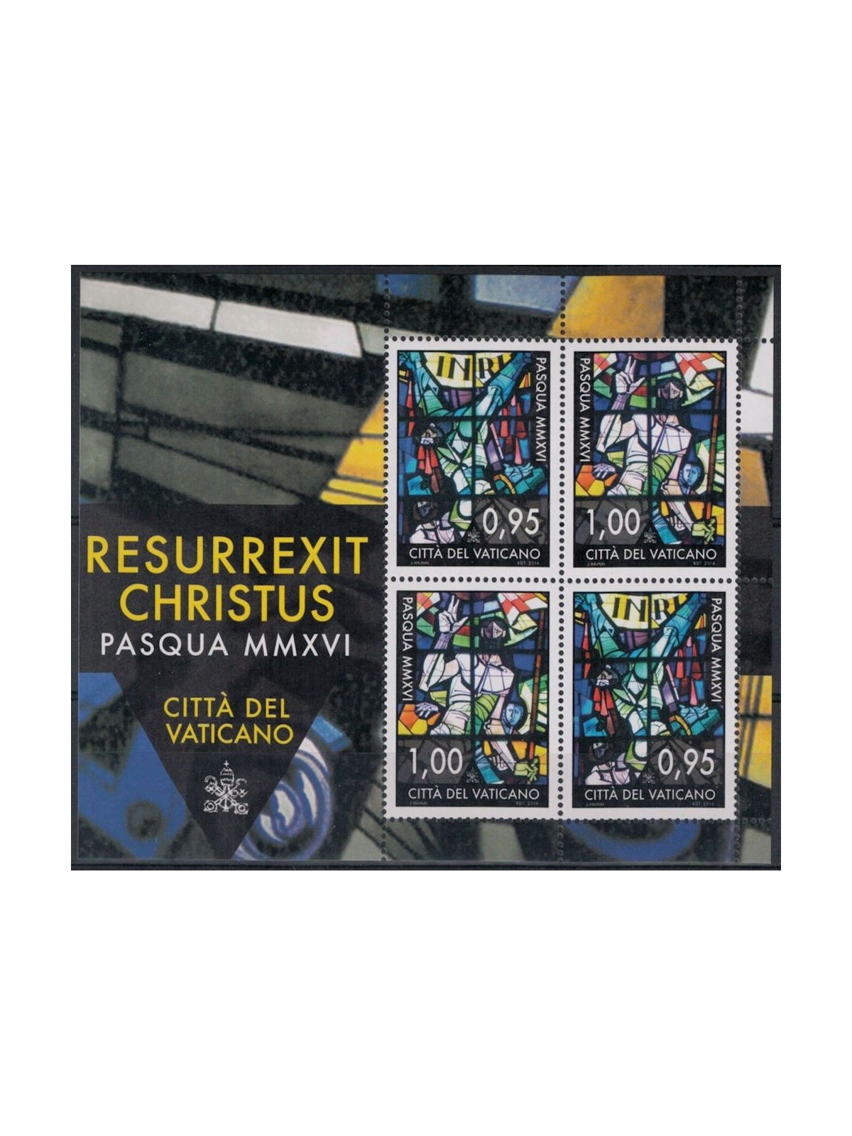 VATICANO 2016 Pasqua MF MNH**