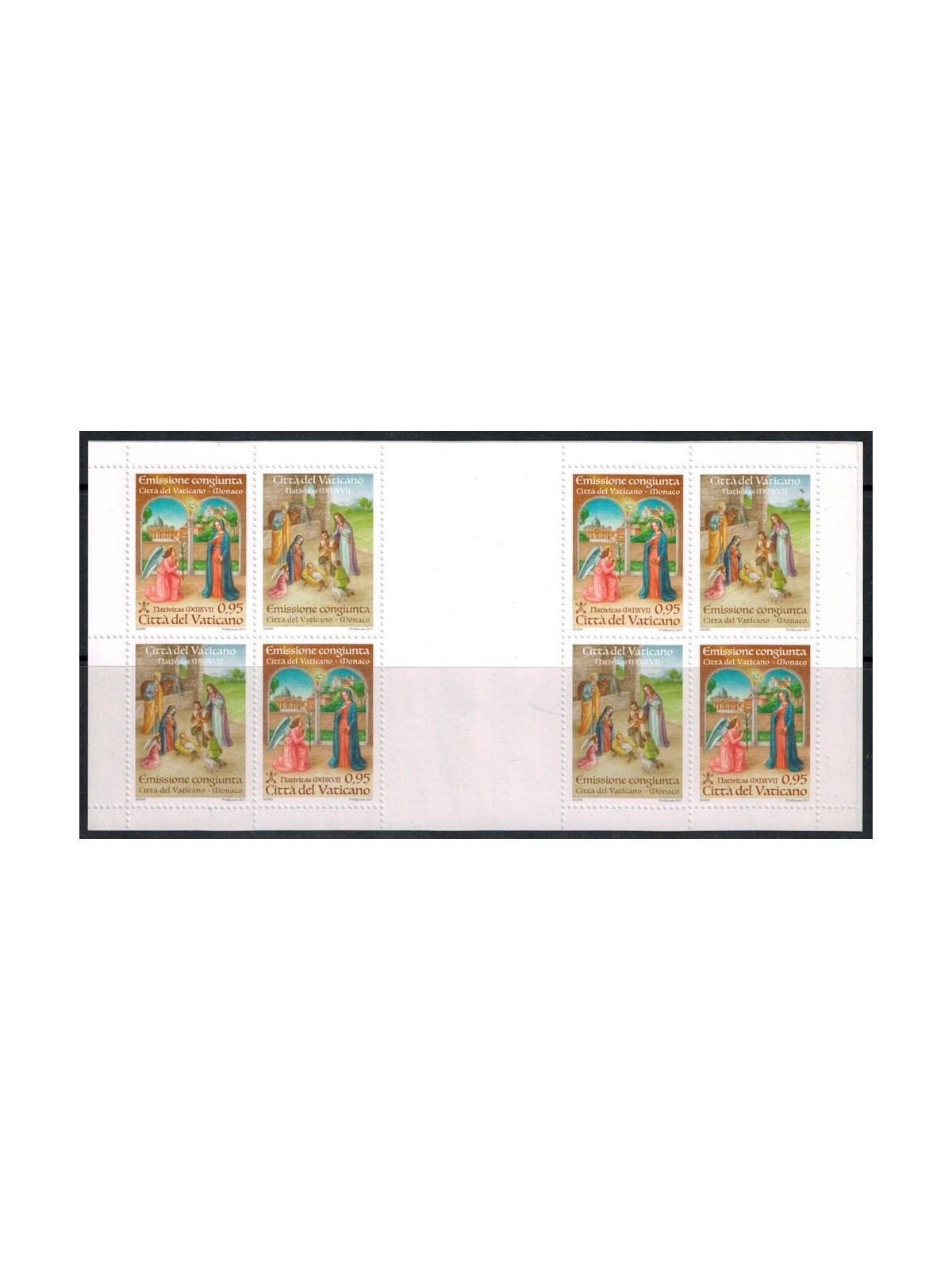 VATICANO 2017 Natale LB MNH**