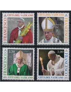 VATICANO 2018 Papa Francesco 4v MNH**