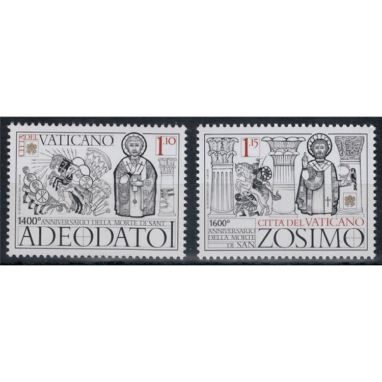 VATICANO 2018 Papi e Santi 2v MNH**