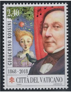 VATICANO 2018 Gioachino Rossini MNH**