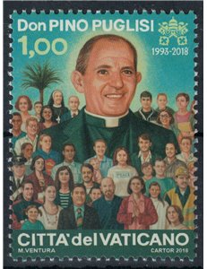 VATICAN 2018 Don Pino Puglisi MNH**