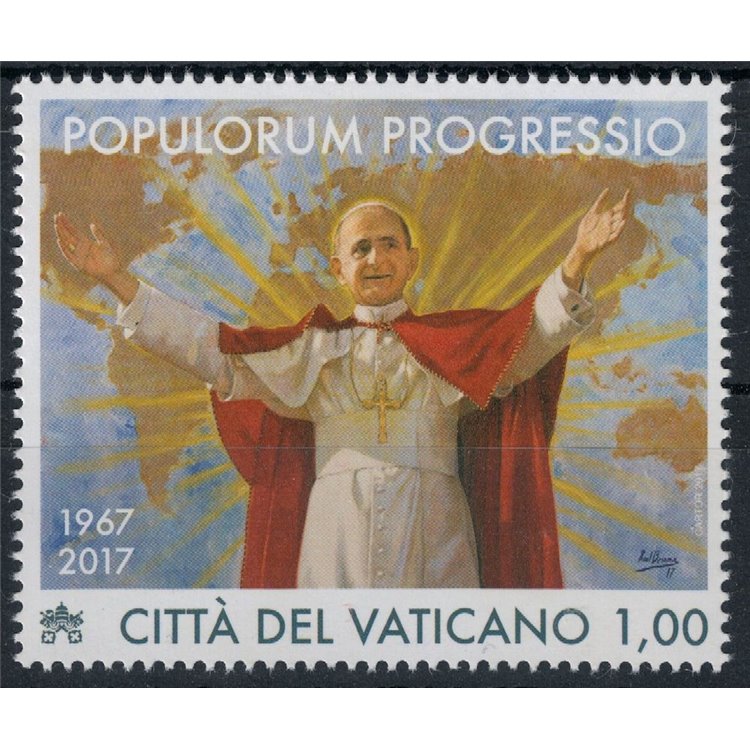 VATICAN 2017 Encyclical Populorum Progressio MNH**