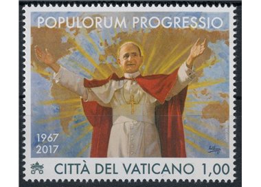 VATICANO 2017 Enciclica Populorum Progressio MNH**