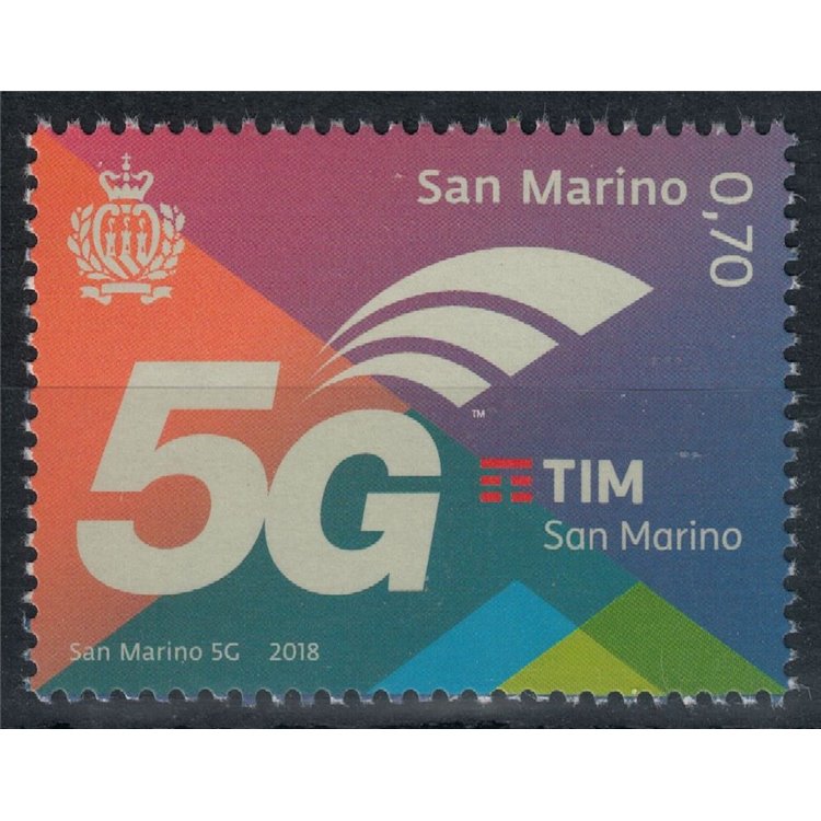 SAN MARINO 2018 Tim 5G MNH**