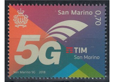 SAN MARINO 2018 Tim 5G MNH**