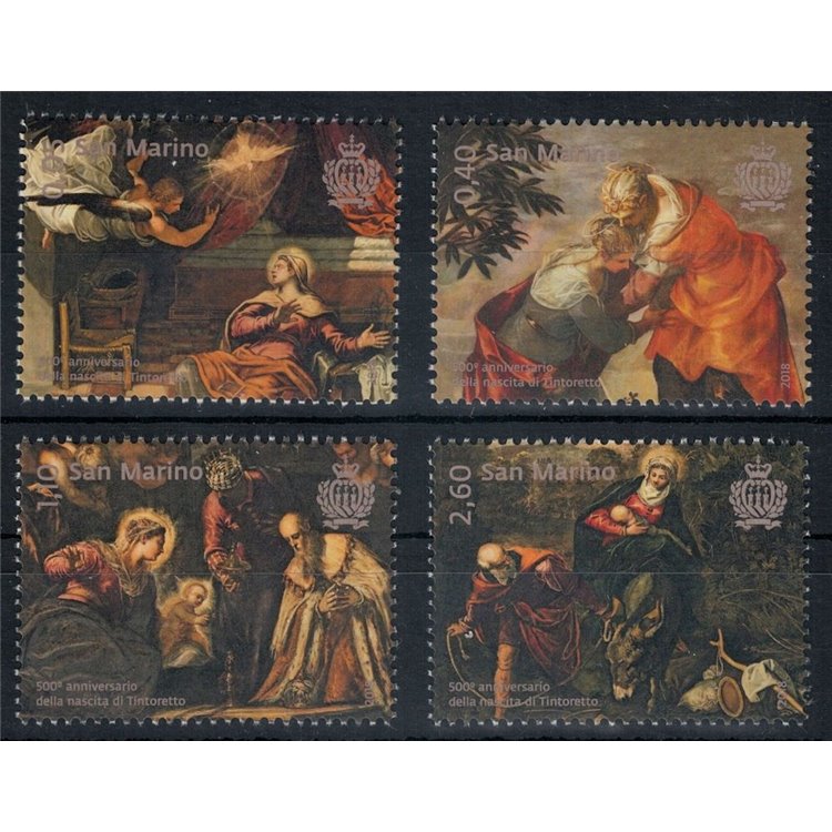 SAN MARINO 2018 Tintoretto 4v MNH**