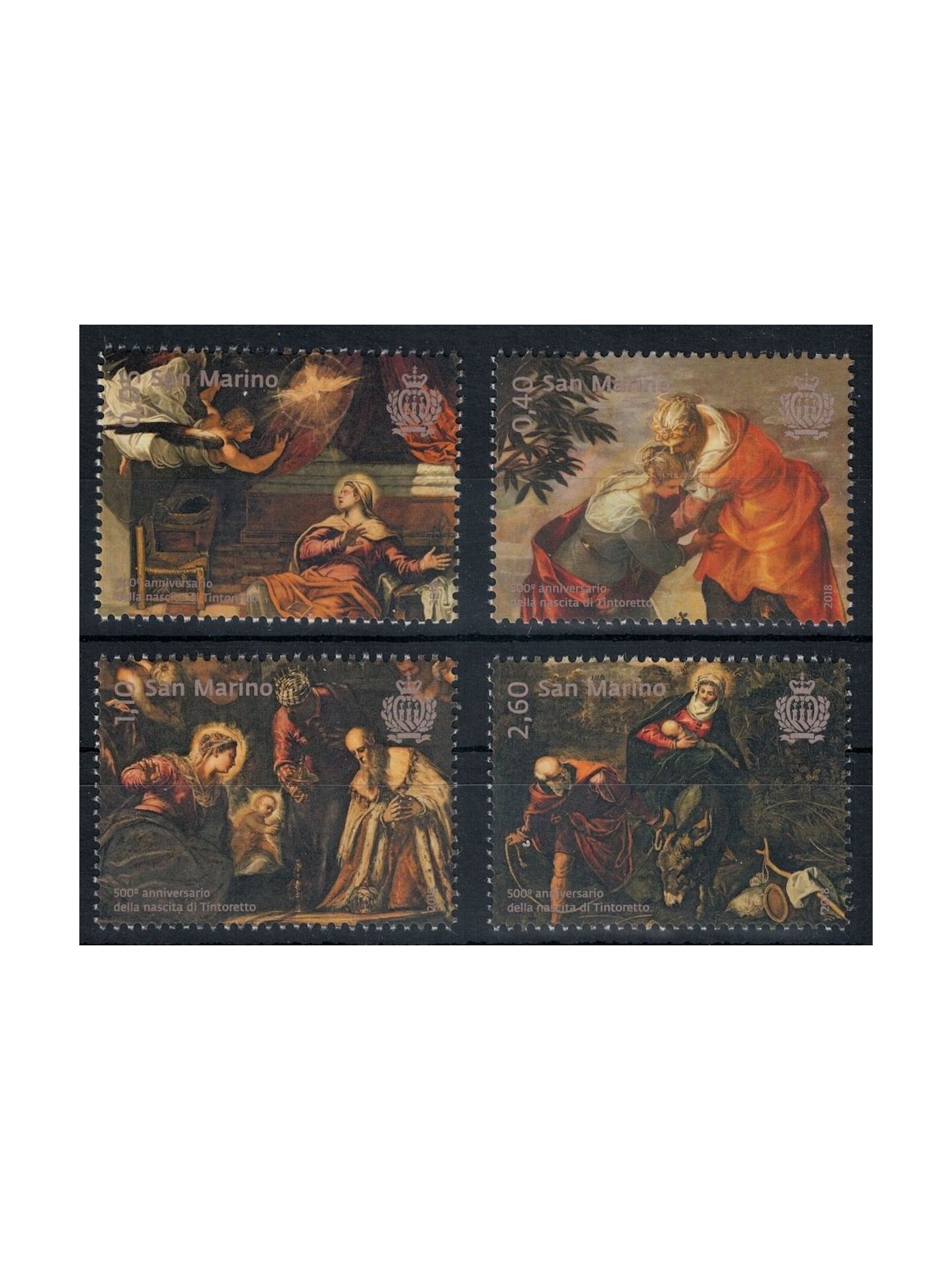 SAN MARINO 2018 Tintoretto 4v MNH**