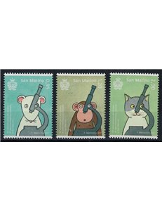 SAN MARINO 2017 Sperimentazione animale 3v MNH**
