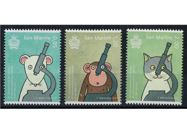 SAN MARINO 2017 Sperimentazione animale 3v MNH**