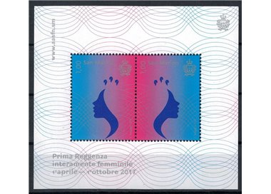 SAN MARINO 2017 First Female Regency s/s MNH**