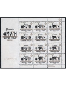 SAN MARINO 2018 Juventus Italian Champion m/s MNH**