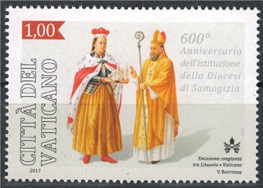 VATICAN 2017 Diocese of Samogitia MNH**