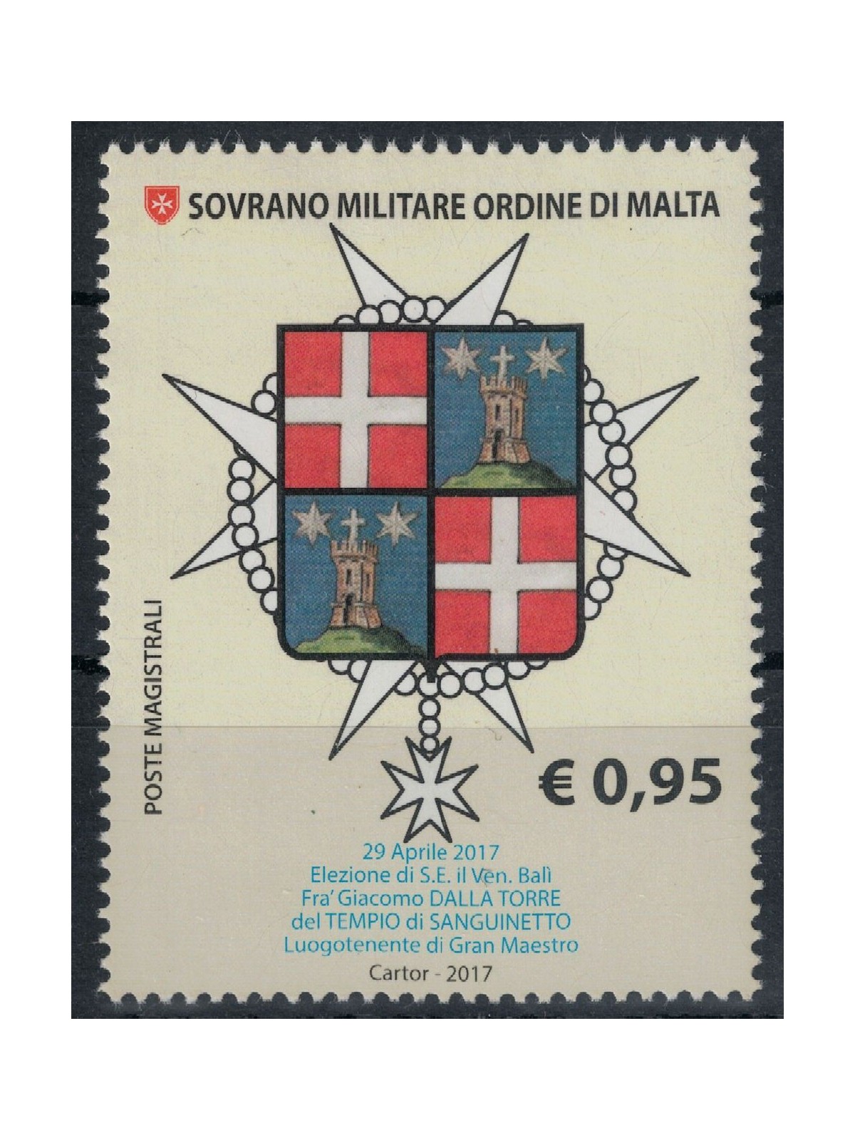 SMOM 2017 Elezione Gran Maestro MNH**