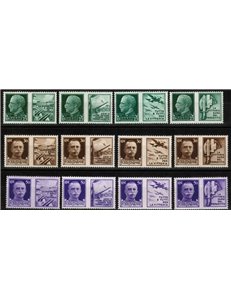 ITALIA REGNO 1942 Propaganda di guerra 12v MNH**