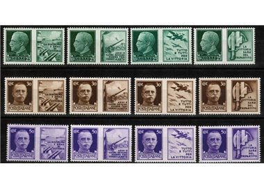 ITALY KINGDOM 1942 War Propaganda 12v MNH**