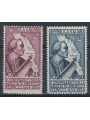 ITALY 1954 Amerigo Vespucci (dent. 13¼x14) 2v MNH**