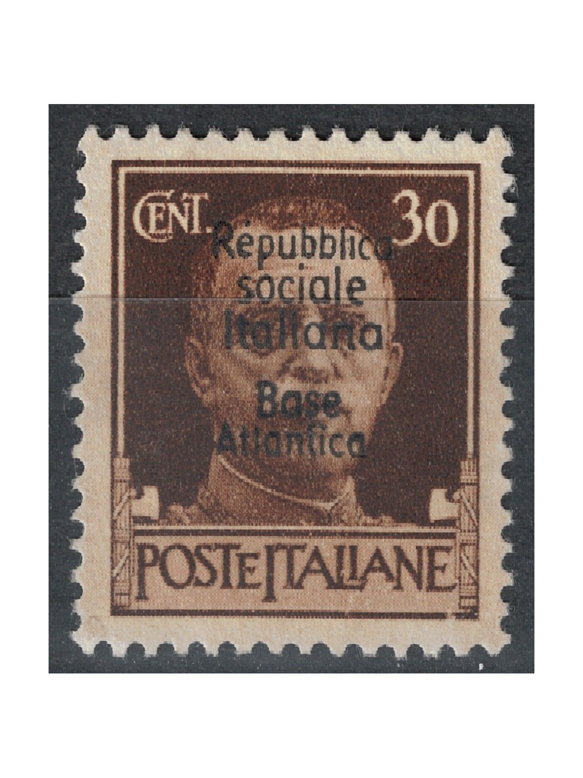 ATLANTIC BASE 1944 Italian Social Republic (5 lines) 30c MH*