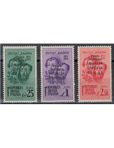 IMPERIA 1945 Fratelli Bandiera 3v MH*