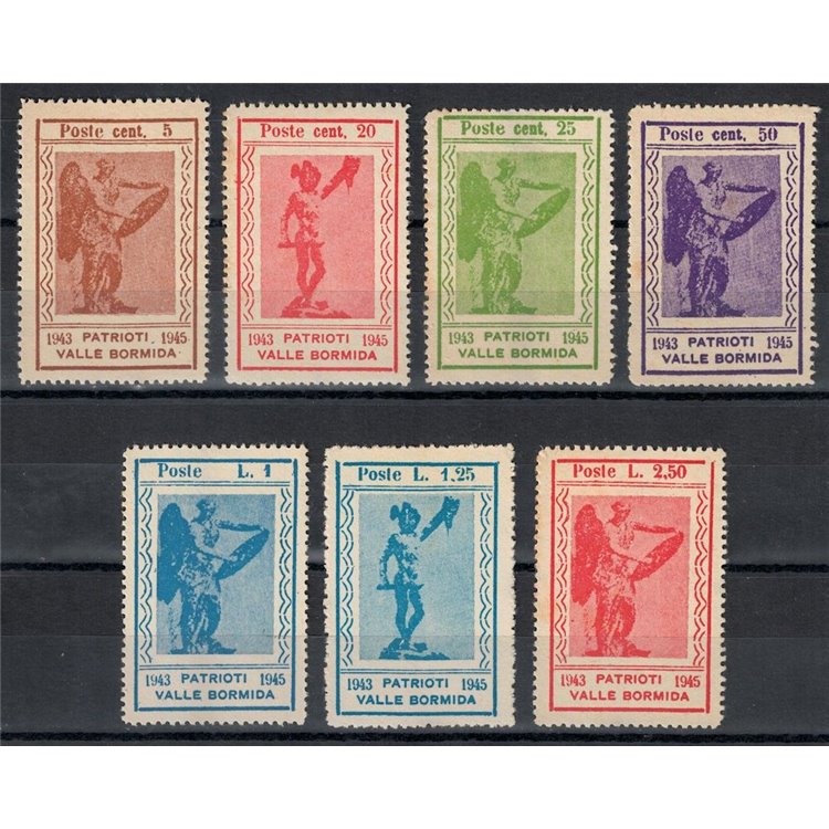 VALLE BORMIDA 1945 Figure allegoriche 7v MNG