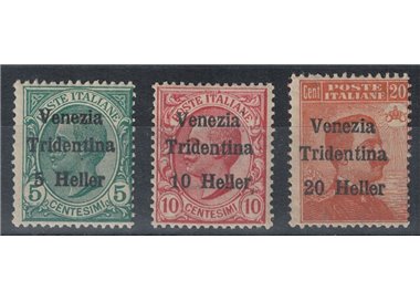 TRENTINO 1919 Venezia Tridentina 3v MH*