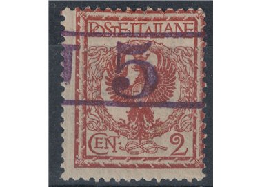 TRENTINO (BZ3) 1918-19 Floral 2c red brown (T with horizontal violet figure) MH* ©
