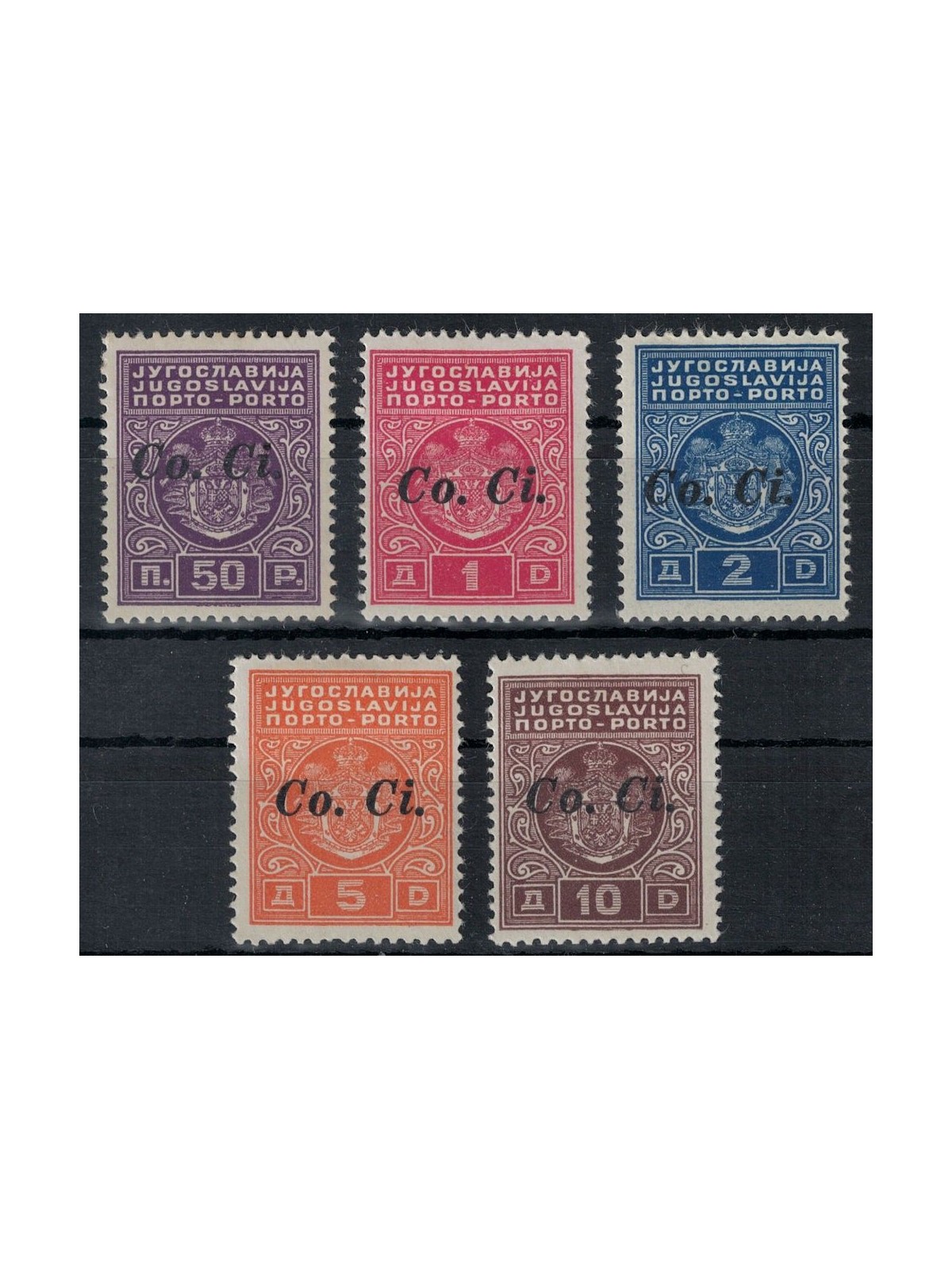 LJUBLJANA 1941 Postage Due (Co.Ci.) 5v MH*
