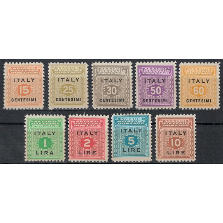 ITALIA REGNO 1943 Allied Military Postage (Sicilia) 9v MNH**