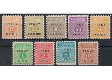 ITALY KINGDOM 1943 Allied Military Postage (Sicily) 9v MNH**