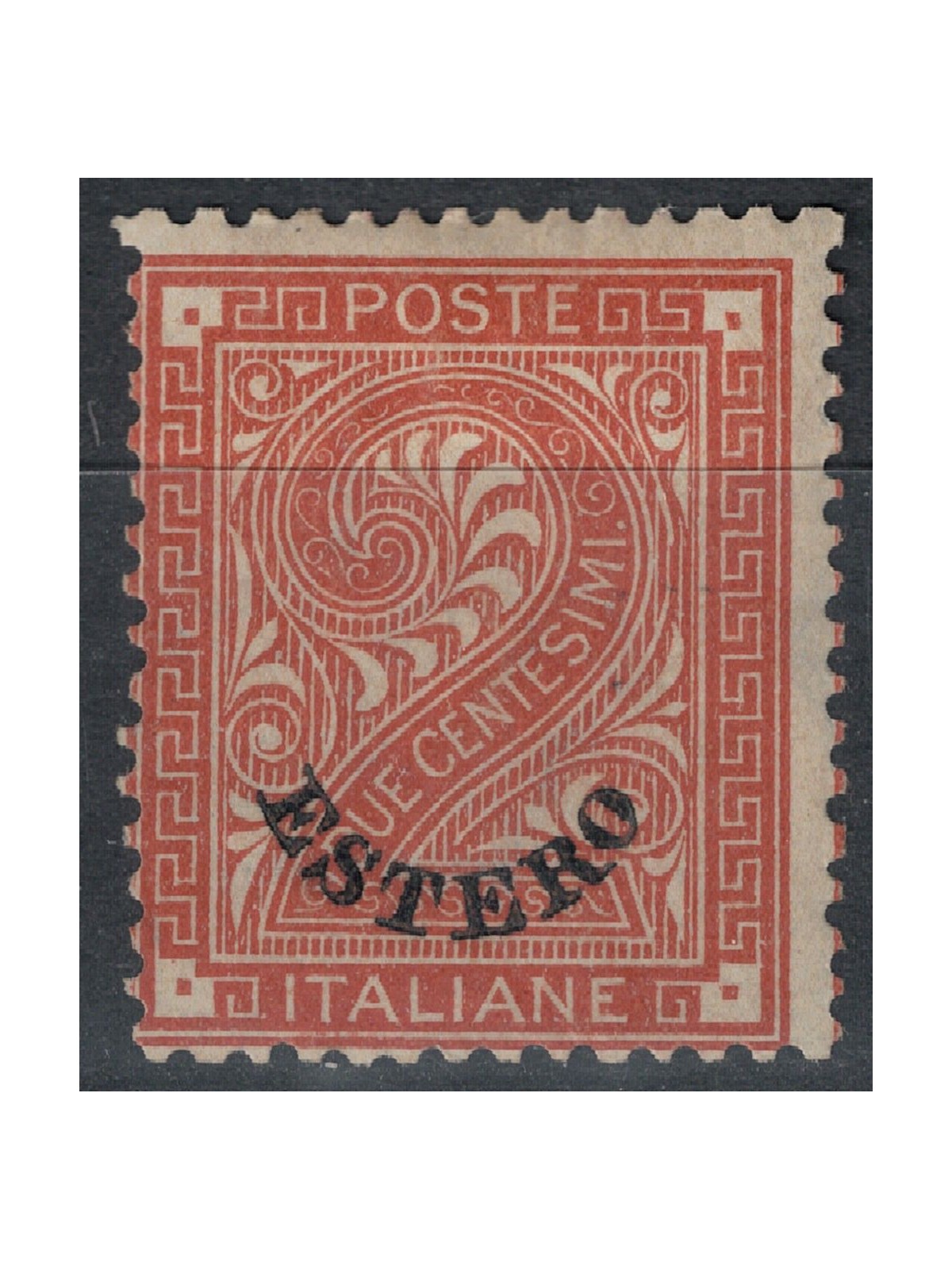 POST OFFICE GENERAL ISSUES 1874 Ordinary series (2c red brown) MH*